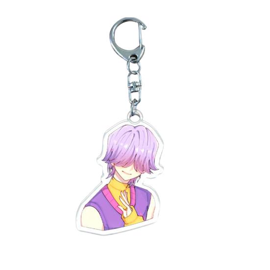 

Witch Hunters Keychain Rich Character Modeling Lightweight Portable Key Chain Vibrant Color Anime Girl Charm Key Holder C