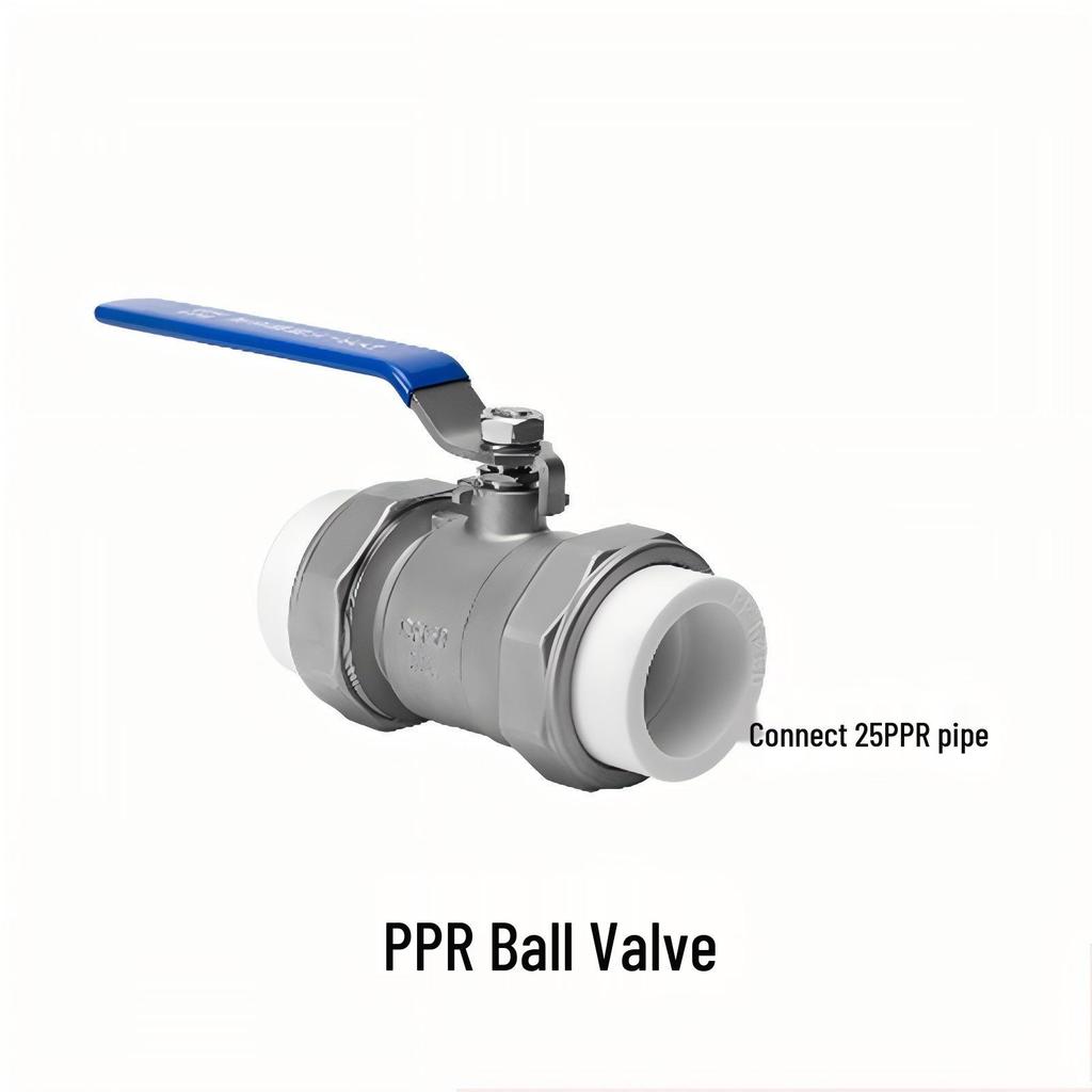 316 Stainless Steel Ball Valve with 304 Hot Melt Double Union PPR, Water Valve Switch, Internal Thread, 1/2 to 1 Inch Household Use