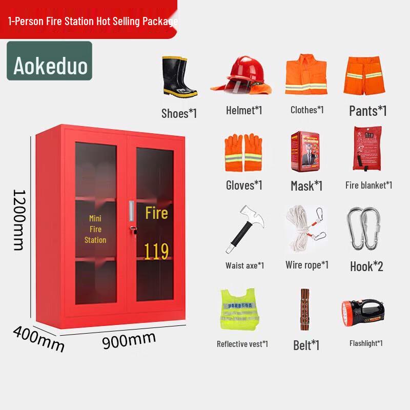 Aokedu Miniature Fire Station Emergency Cabinet