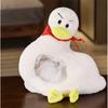 Plush Duck Hooded Hat Teens Photo Prop Cosplay Costume Accessory Soft Short Pile Stuffed Animal Headwear