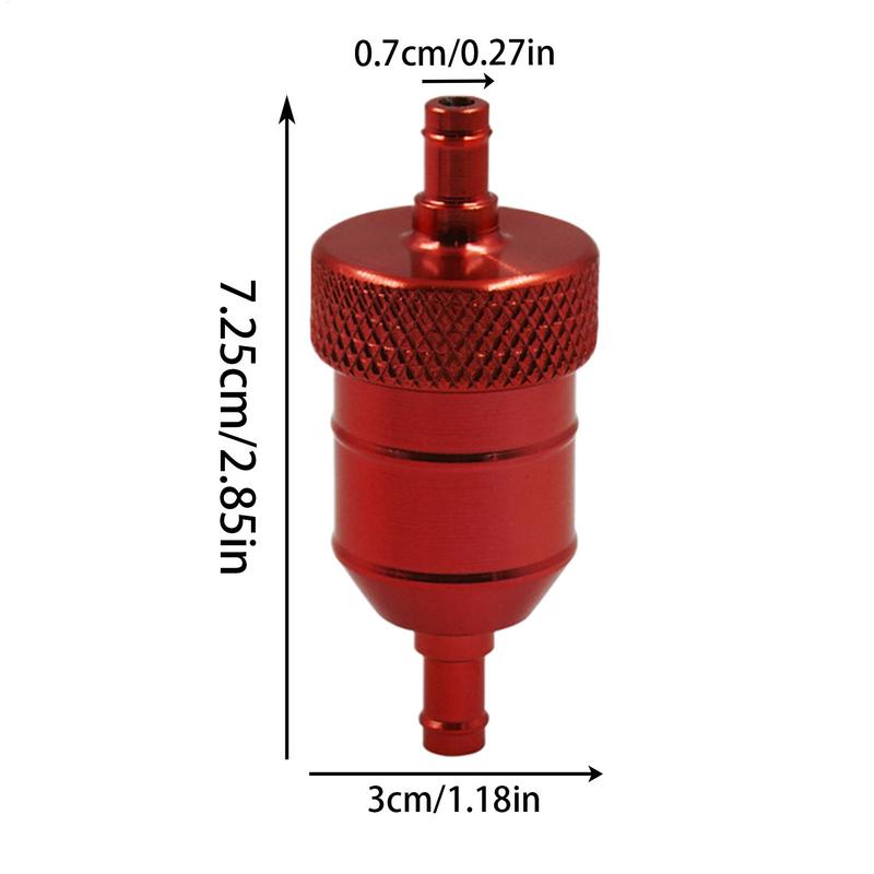 Inline Oil Filter Reusable Motorcycle Oil Filter Engine Parts Aluminum Alloy Replacement Parts For Scooter ATV & Offroad Vehicle