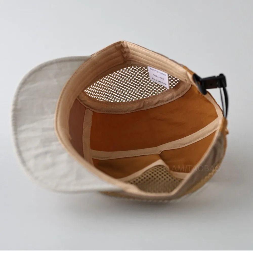 Quick Drying Mesh Baseball Cap UV Protection Color Splicing Hat Casual Sun Visor Cap  Sports Cap