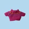 10cm Starfish Doll Clothes: Wool-Knit Terrier Outfit & Accessories