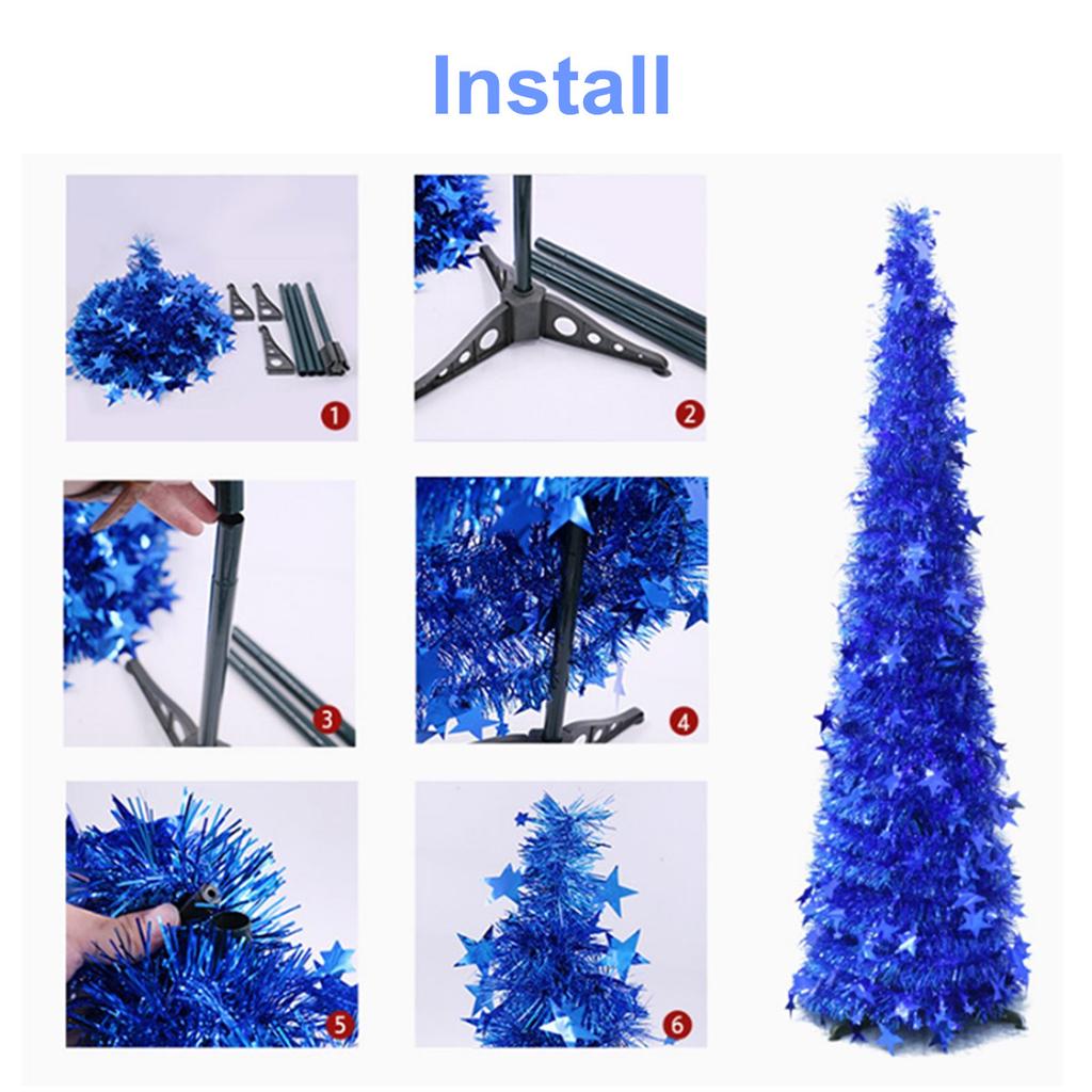 Buy 1.2M Tall Christmas Tree with Stand Holiday Season Indoor Outdoor