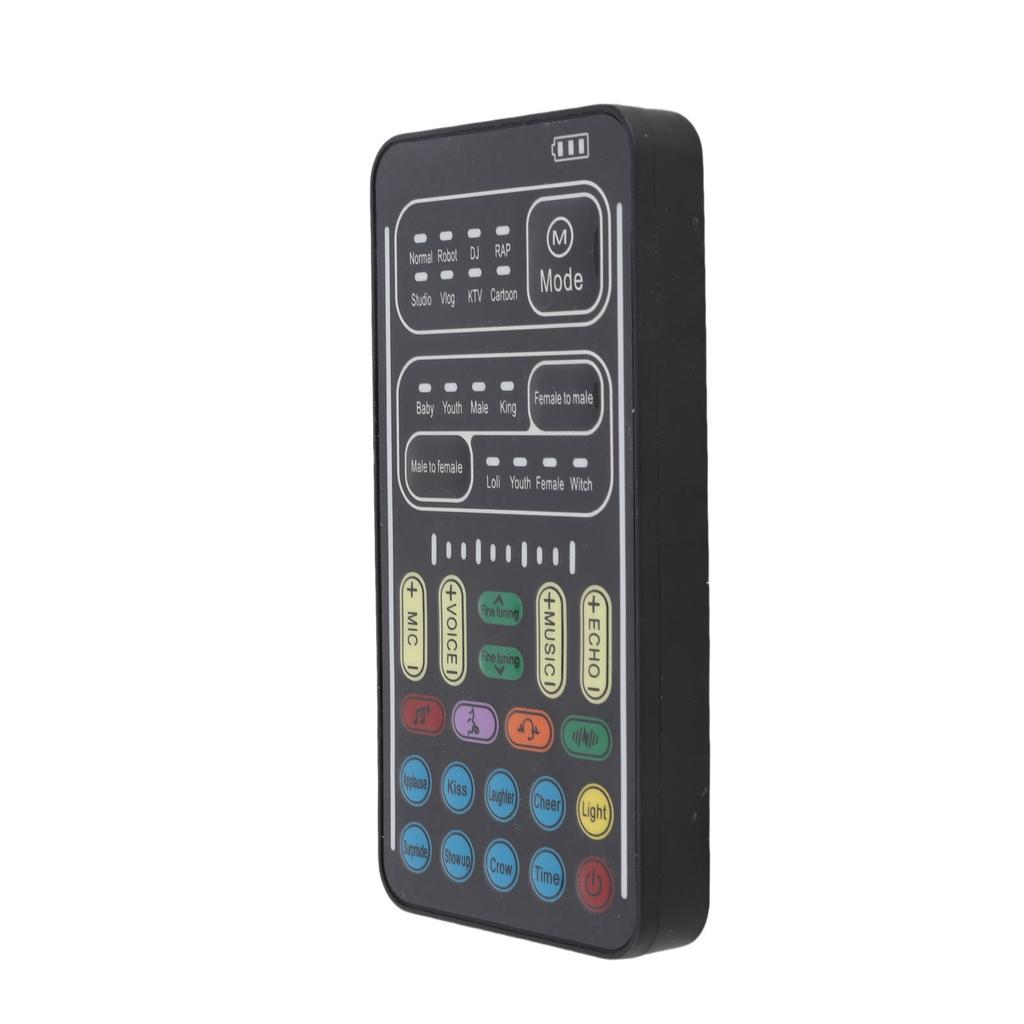 Voice Changer ABS Handheld Portable Multifunctional Sound Disguiser with 8 Sound Effects for Mobile