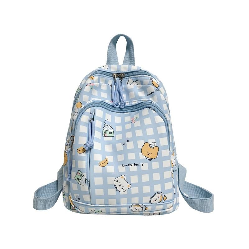Schoolbag Schoolbag Female Junior High School High School Students Ins Style Korean Niche Cartoon Printing Large Capacity Backpack Fashion Backpack
