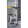 Xunting Bike Floor Pump MAX 130PSI Powerful and Ergonomic Inflator for Road and MTB Bikes - Schrader and Presta Valve Compatible