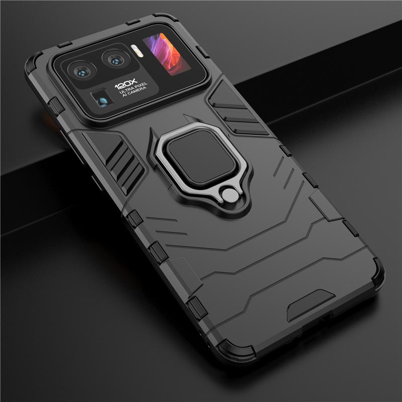 Per Xiaomi Mi 11 Ultra Custodia Anello da Dito Armatura Bumper Custodia Rigida Per Xiaomi Mi 11 Lite 5G NE Cover Per Xiaomi 12 Xiaomi 11 11T Pro