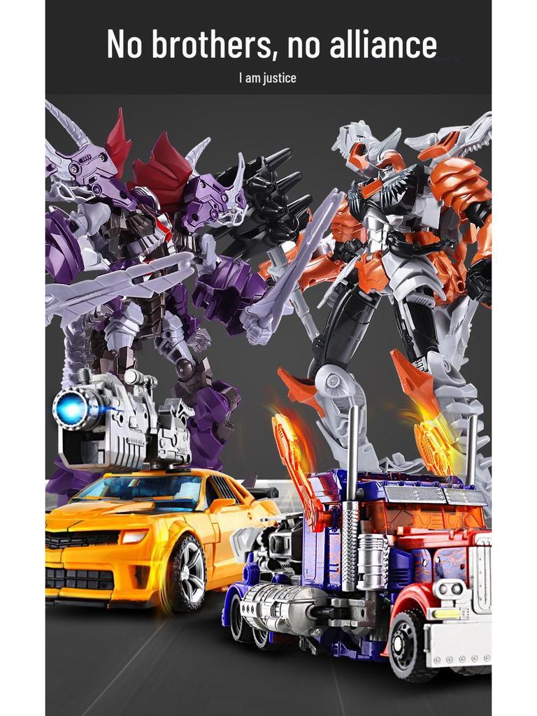 Authentic Alloy Bumblebee & Grimlock Transformer Action Figure for Kids