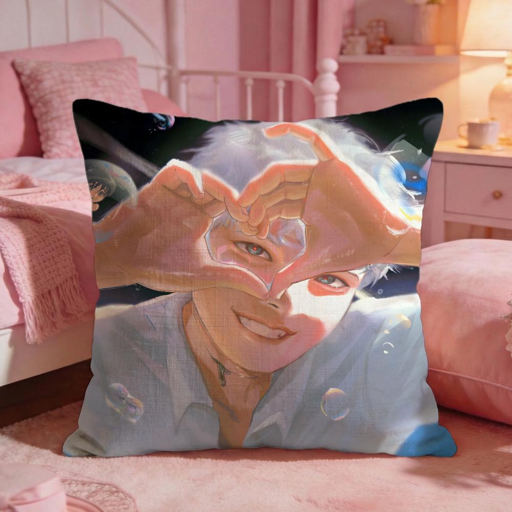 

The Summer Hikaru DDieds Cushion Cover Premium Comfort Reversible Pillow Cove Two In One Design For Any Room Car Interior 30X30cm