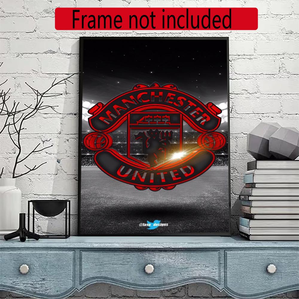 Manchester Diamond Painting Round Diamond Mosaic Rhinestones Diamond Embroidery Craft Kit Wall Decor Without Frame