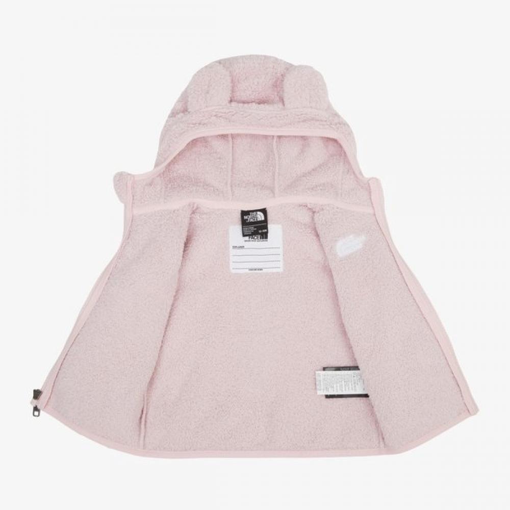 The North Face Kids Baby Camp Sherpa Pulldown Hoodie Light Pink Nj4fr60u