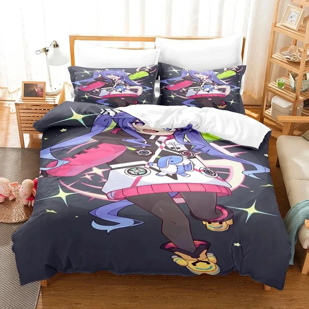 3D Anime Uma Musume Pretty Derby Twin Turbo Bedding Set Printed With Pillowcase Duvet Cover Soft Single Double Queen King Size