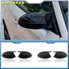 2x Spiegelabdeckung E90 Auto Seitentür Rückspiegel Seitenkappe Für BMW E90 E91 2005-2007 E92 E93 2006-2009 M3 Stil E80 E81 E87