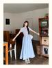 Polo Collar Tie-Waist Slimming Long Dress - Women's 2026 Summer Collection