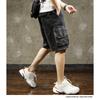 Men's workwear denim shorts 2026 new summer thin loose large size mid-length pants trendy wear-resistant five-point pants