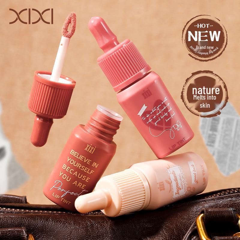 Xixi Snow Cream Satin Glow Liquid Blush – Energetic Nude Matte for a Natural, Expansive Look