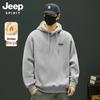 JEEP SPIRIT Men's Hooded Fleece Lined Sweatshirt