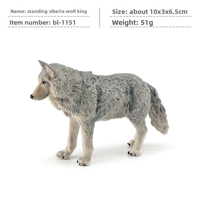 Wolf Arctic Wildlife Pvc Figurine Models For Collectors And Nature Decor Scene