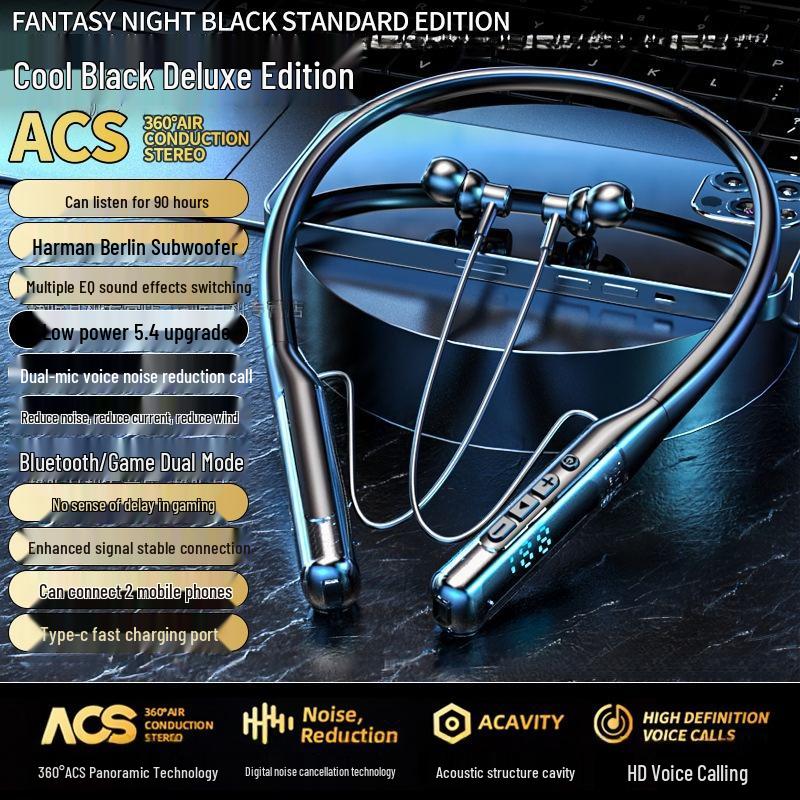 Deep Bass Bluetooth In-Ear Earphones with Long Battery Life, Noise Reduction & Waterproof Design for Sports, Gaming & Running