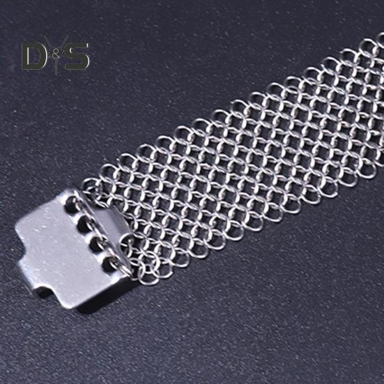 1 szt. Rękawice odporne na przecięcia, siatka ze stali nierdzewnej klasy spożywczej, gotowanie w kuchni, krojenie mięsa, otwieranie ostryg, rękawice rzeźnicze, wytrzymałe rękawice z metalowej kolczugi