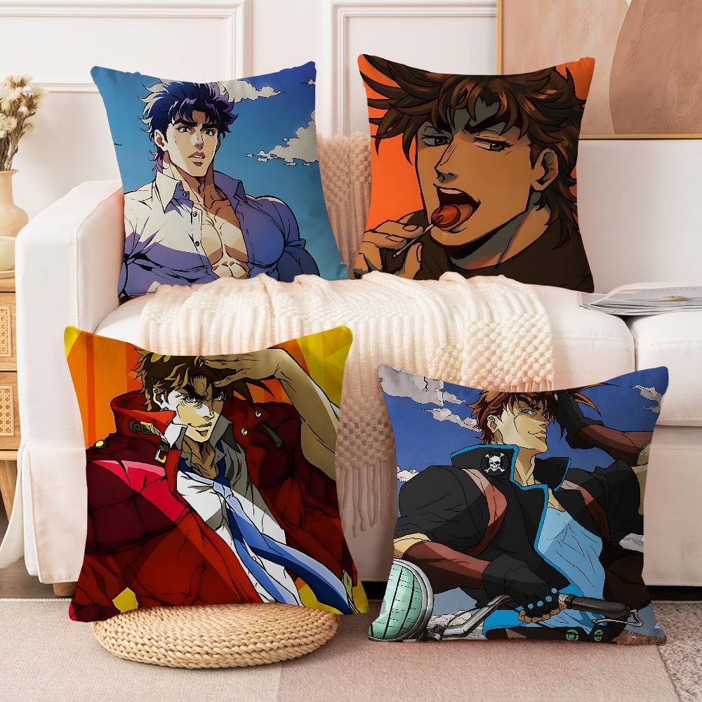 Joseph J-Joestar Cushion Cover Pillowcase Upholstery Sofa Throw Pillow Home Decor Pillowcas