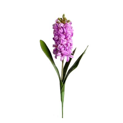 2 Stück Künstliche Hyacinthus Orientalis Sträuße Schöner Hochsimulations-Blütenzweig für Zuhause