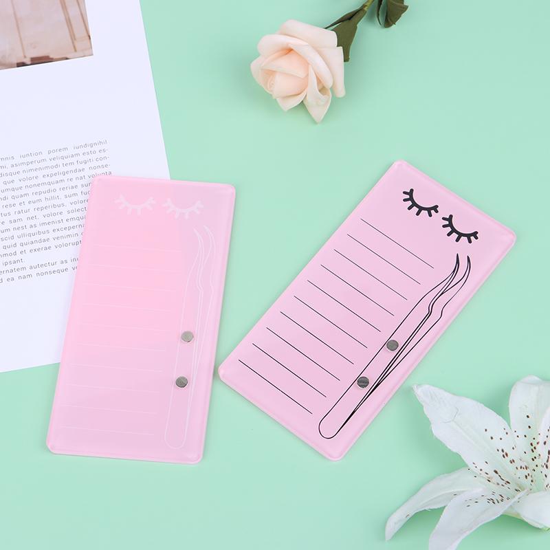 Acrylic Novel Lashes Palette Holder Eyelash Display Board With Magnetic Design For Eyelash Tweezers Storage