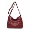 Fashion Soft Leather Crossbody Bags for Women 2026 Casual Female Multi Pocket Messenger Bags Retro Handbags Ladies Shoulder Bags