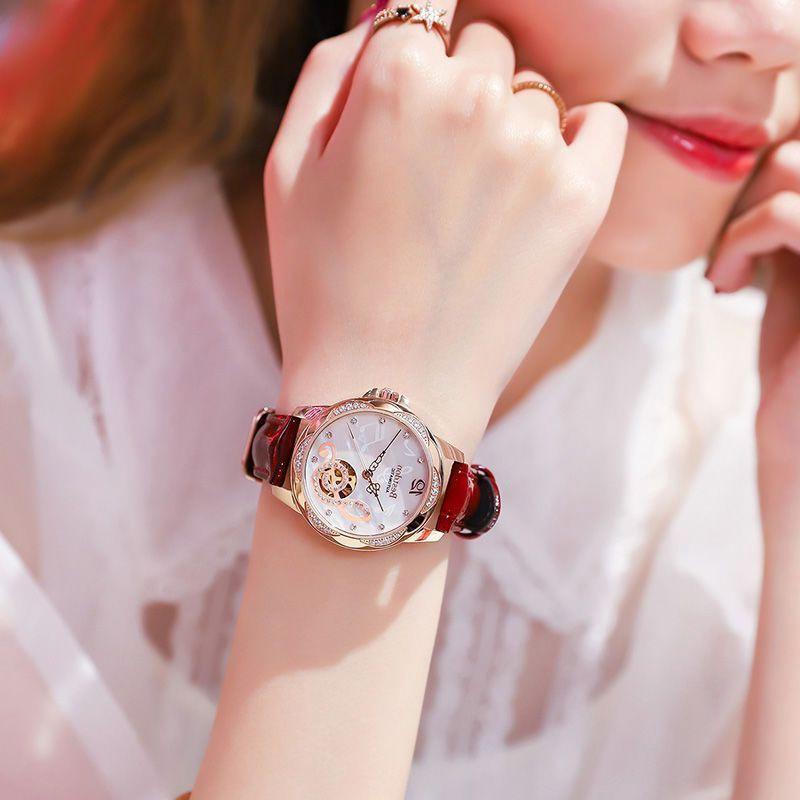 

Watch female mechanical watch automatic waterproof niche light luxury high value temperament