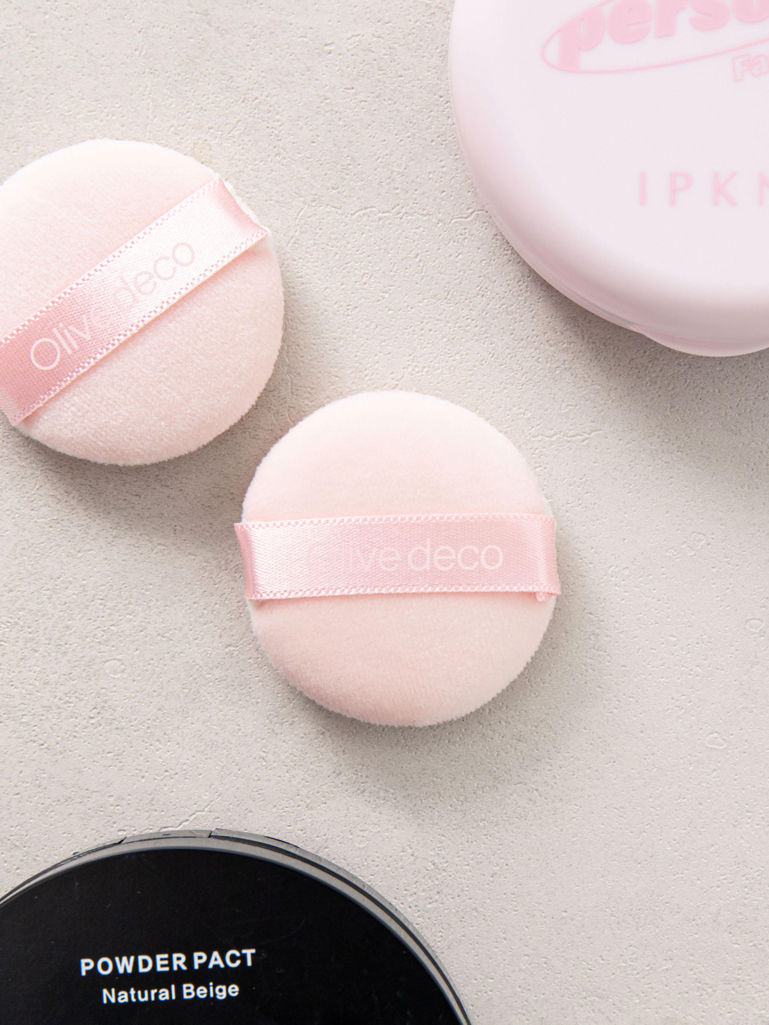 Mini Makeup Powder Puffs (2-Pack) 1ea