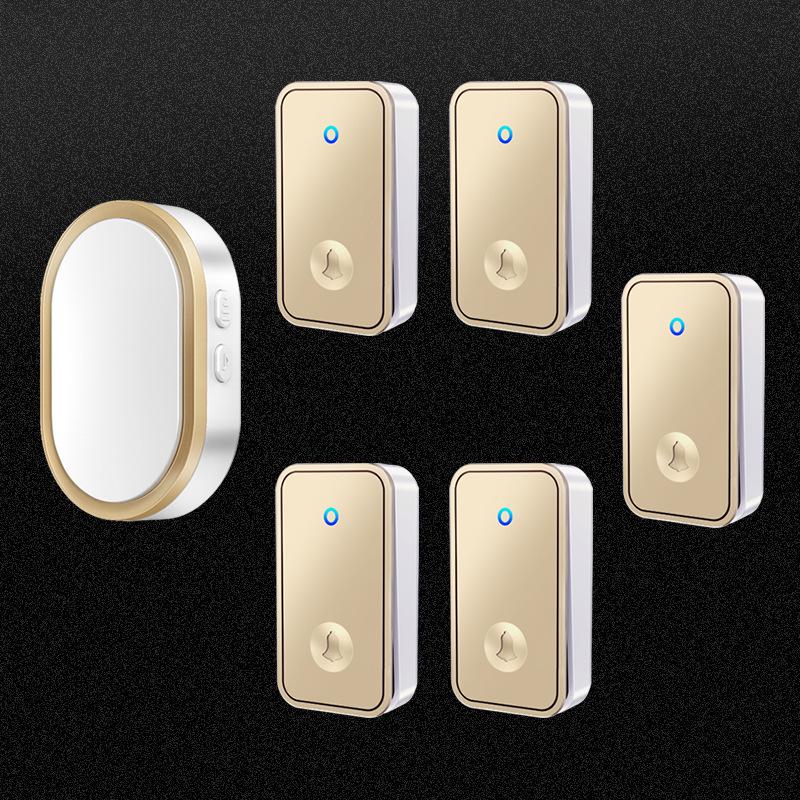 Kajia Si Wireless Self-Powered Doorbell: Long-Range, Battery-Free, Waterproof Smart Home Caller.