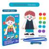 Montessori Wooden Lacing Game: Sewing Buttons for Early Education & Intellectual Development In Children
