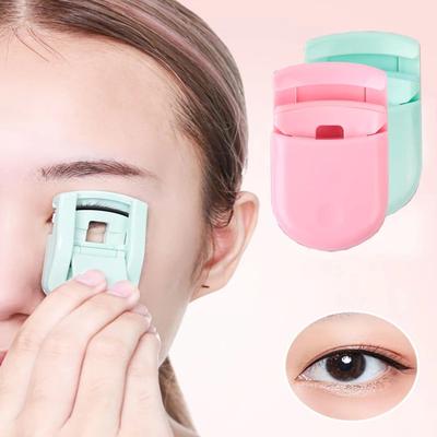 Portable Wide Angle Eyelash Curler Candy Color Eyelash Curler Eyelash Assist Natural Stereo Lengthening Sunflower Big Eye Accessory Beauty Tool