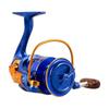 2024  Newest Fishing Reel 5.2:1 High Speed Ratio Metal Spool Spinning Reel 2000-7000 Gear Ratio Long Casting Solid Wood Sea Fishing Rod