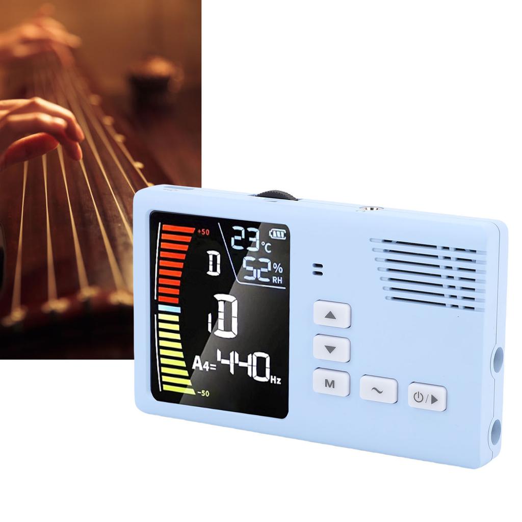 Metronome Tuner Rechargeable LED Display 3 In 1 Digital Tuner   Generator for   Guqin Erhu Pipa