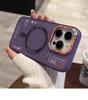 Matte Magnetic Case for iPhone 16/15/14/13/12 Pro Max - Magsafe Wireless Charging Cover with Frosted Back & Metal Lens Frame