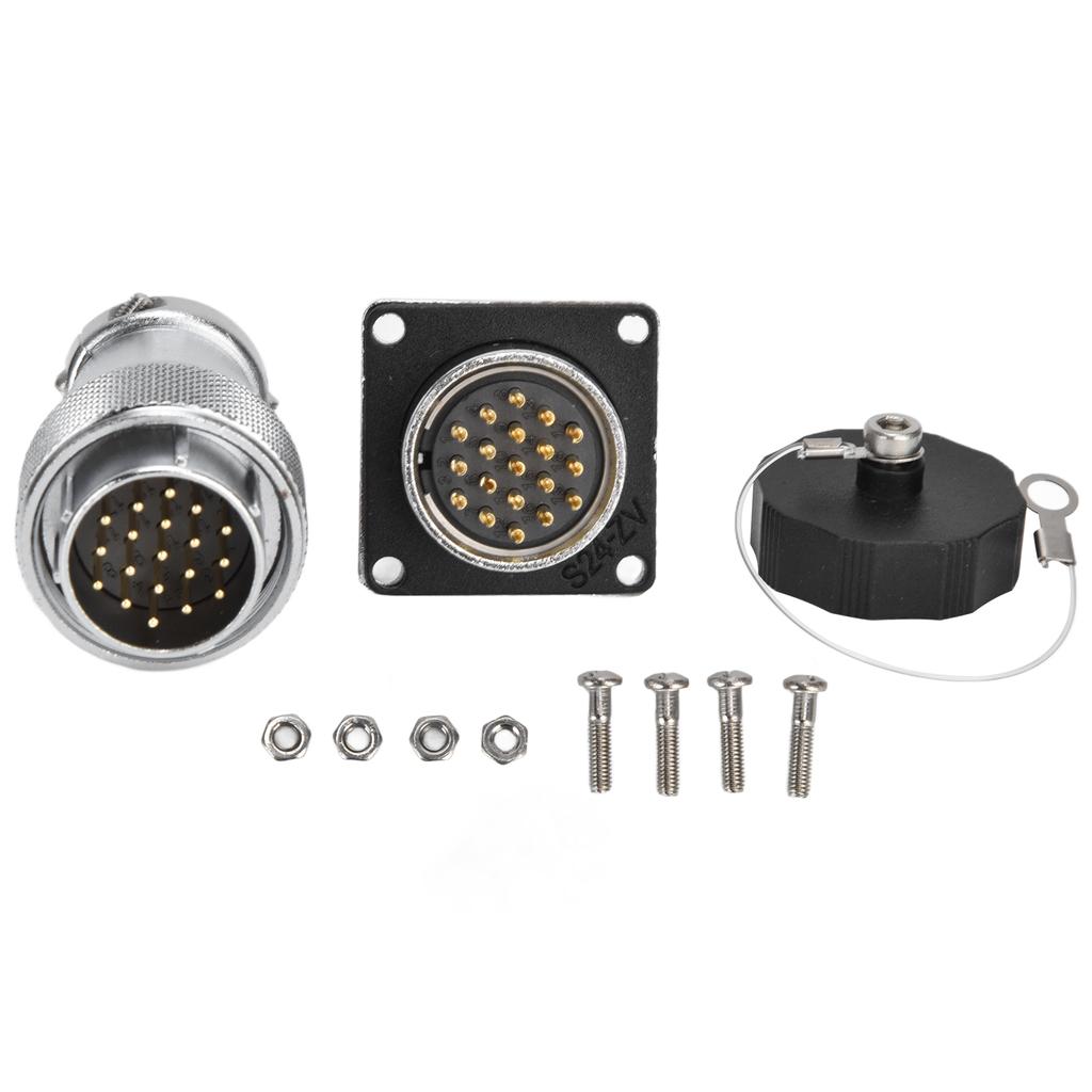 WS24 Aviation Connector Stable High Temperature Resistance Explosionproof Male Plug Female Socket Co