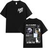 Alvaro Diaz Sayonara Album Pattern Tshirt for Men Y2K Hip Hop Fashion High Quality Extra Large Comfortable Tshirt