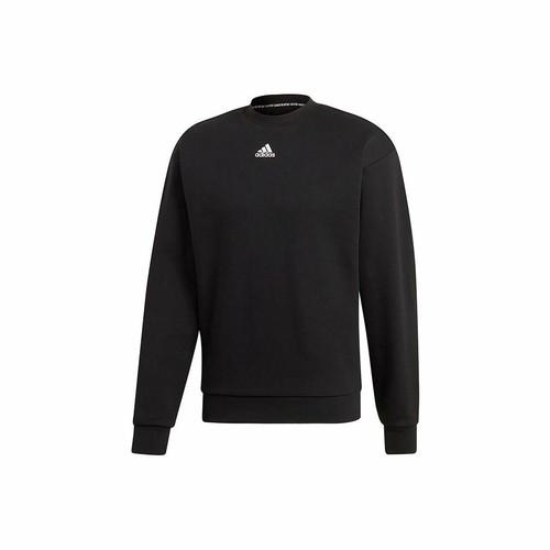 

adidas M Mh 3s Crew Casual Sports Solid Color Crewneck Sweatshirt for Men, Black XS чёрный
