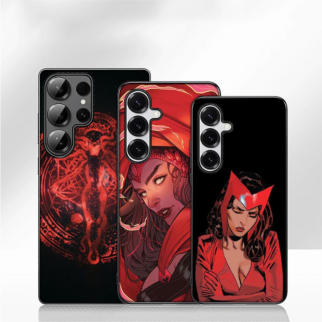 Scarlet Witch Marvel Wallpaper Cover Phone Case for Apple iPhone 16 15 14 Plus 13 12 Mini 17 Pro Max + 16E Air 16+ ProMax