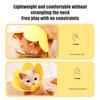 Cat Cone Recovery Collar Adjustable Cute Sunflower Pet Cone Collar Felt Recovery Cone for Kittens Prevents Lick-Bite And Scratching