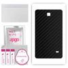 apgo Protective Skin Sticker for the Back Compatible with Samsung Galaxy Tab 4 7.0 SM-T230, Wrap Film, Foil, Vinyl - Pattern Carbon Black