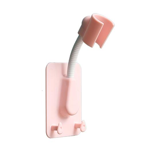 360 Degrees Rotatable Double Hook Punch-free Wall-Mount Shower Spray Head Holder