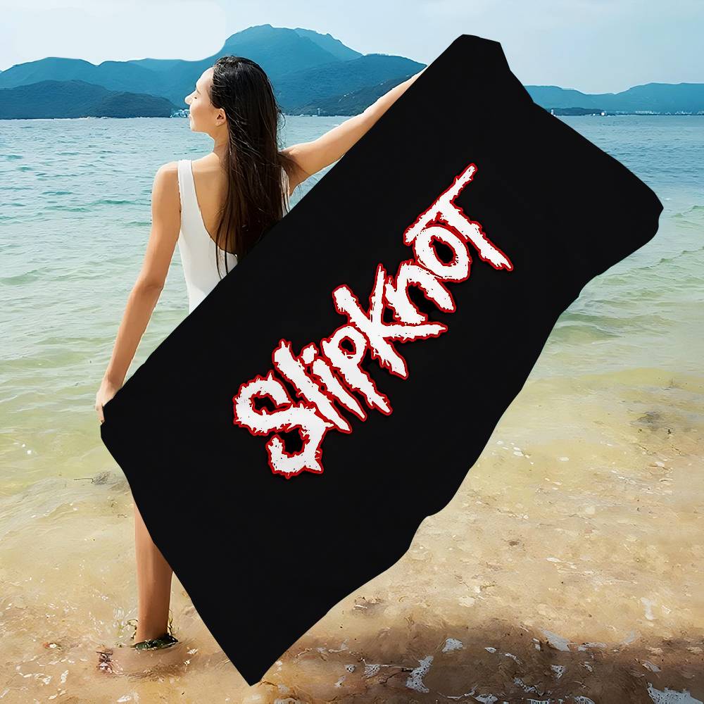 Band S-slipknot Music Microfiber Printed Beach Towel Mountain Climbing Yoga Beach Swimming Running Absorbent Soft Towel