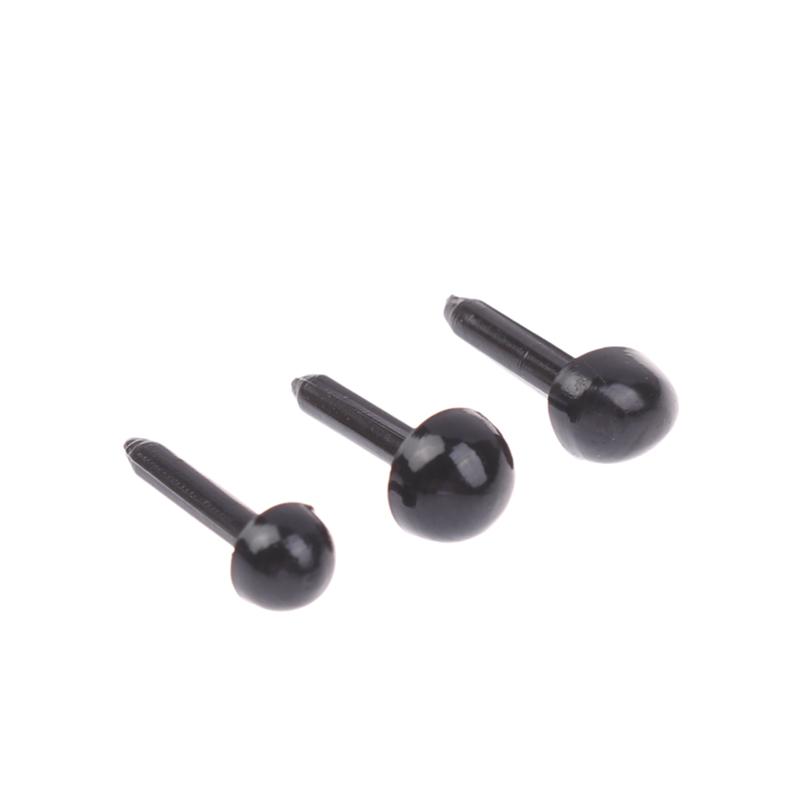 100Pcs Plastic Mini Black Eyes Nose For Plush Animals Doll Accessories Diy Stuffed Teddy Dog Toy Decor Parts
