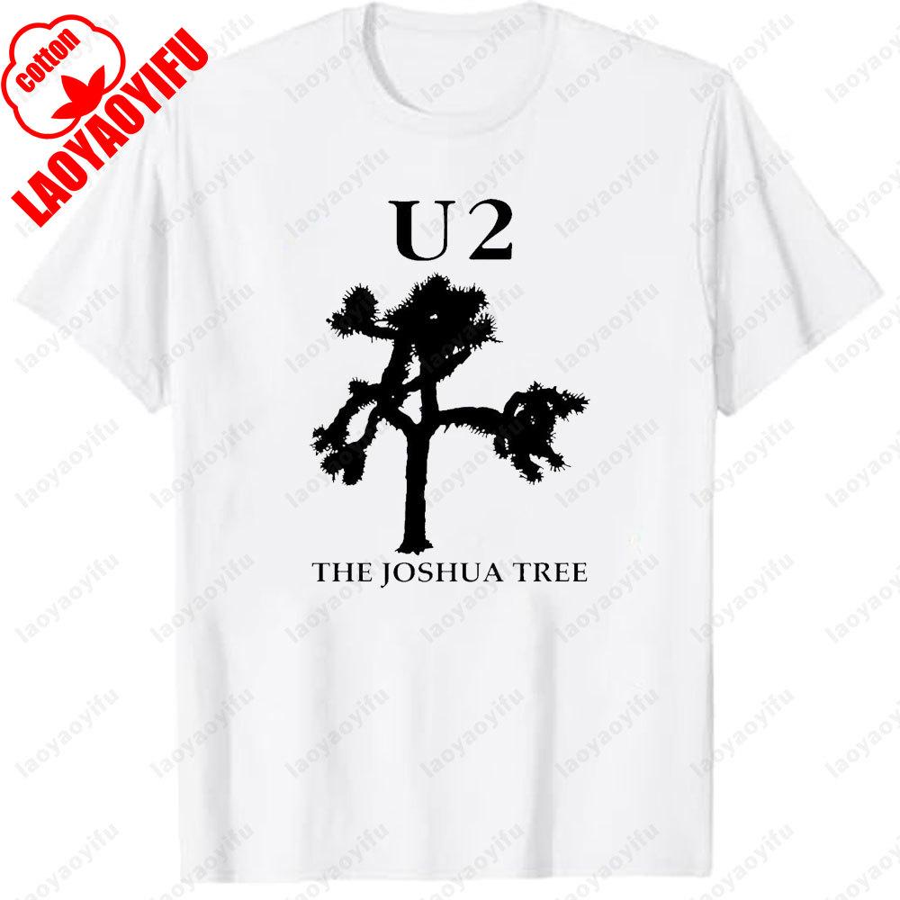 Vintage U2 Rockband Live The Joshua Tree Welttournee 1987 T-Shirt Fan Geschenk Lässiger Stil Ropa Hombre Klassiker Grafik T-Shirts