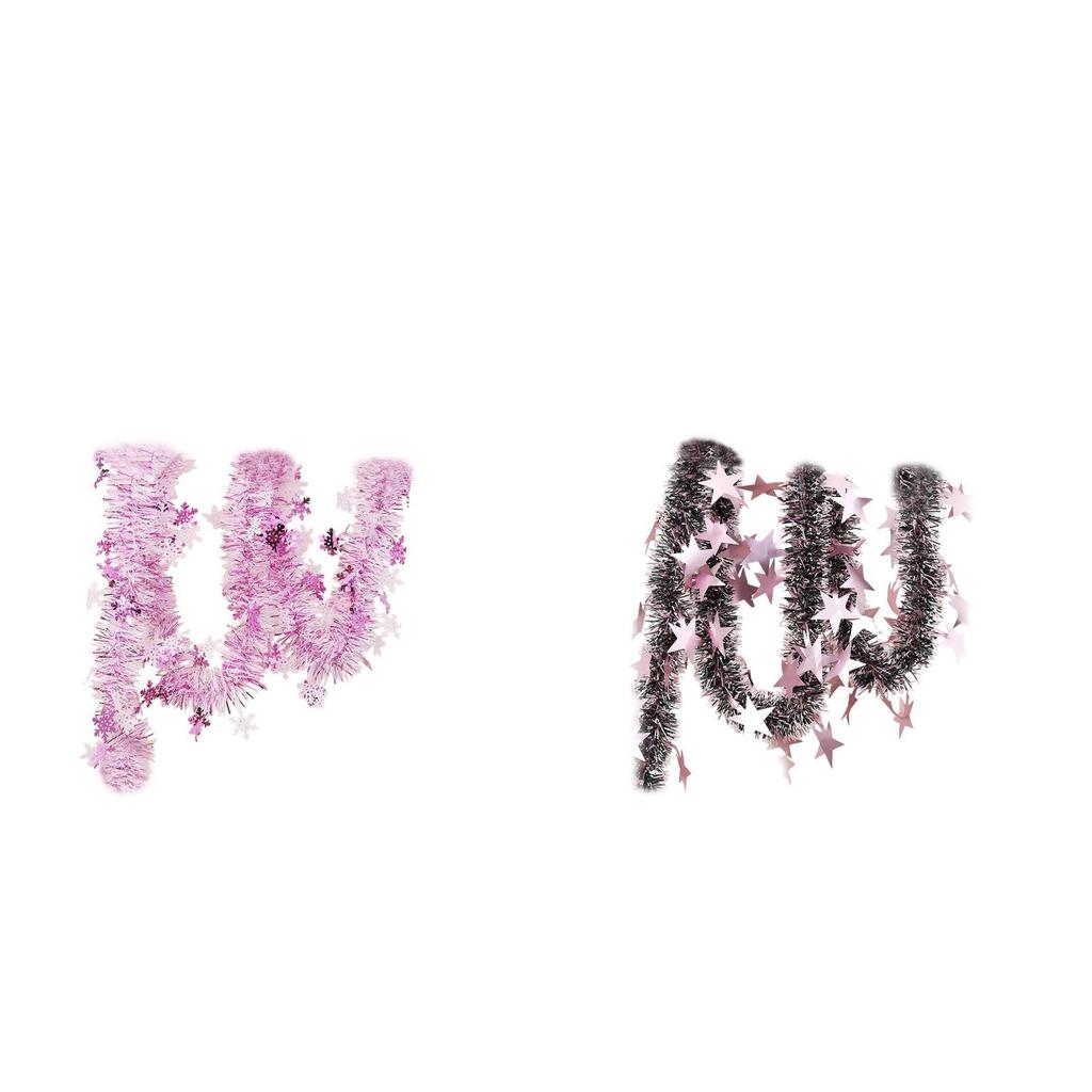 Christmas Tinsel Garland Strip Versatile Glitter Festival Party Supplies Decor New Year Fireplace Ceiling Stair Christmas Decor