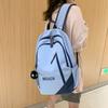Schoolbag Female Junior High School Student Middle School Student Simple High School Student Backpack College Student Japanese Versatile Capacity Male