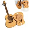 Musician Desk Decoration Guitar Pick Holder with Stand Wooden Plectrum Display Storage Box Miniature Shape Organizer for Lovers Portable